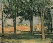 Paul Cezanne Chestnut Trees at Jas de Bouffan France oil painting artist